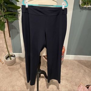 Navy, Black and Brown sz14w pull on dress pants.